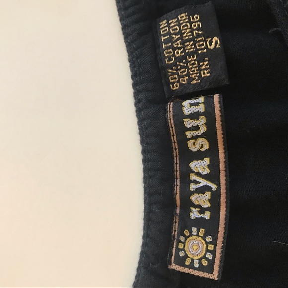 Black Studded Sundress Tie Back sz S by Rayasun - Picture 8 of 8